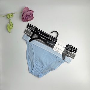 Calvin Klein Women Ultimate Comfort Cheeky String Bikini 3 Pack